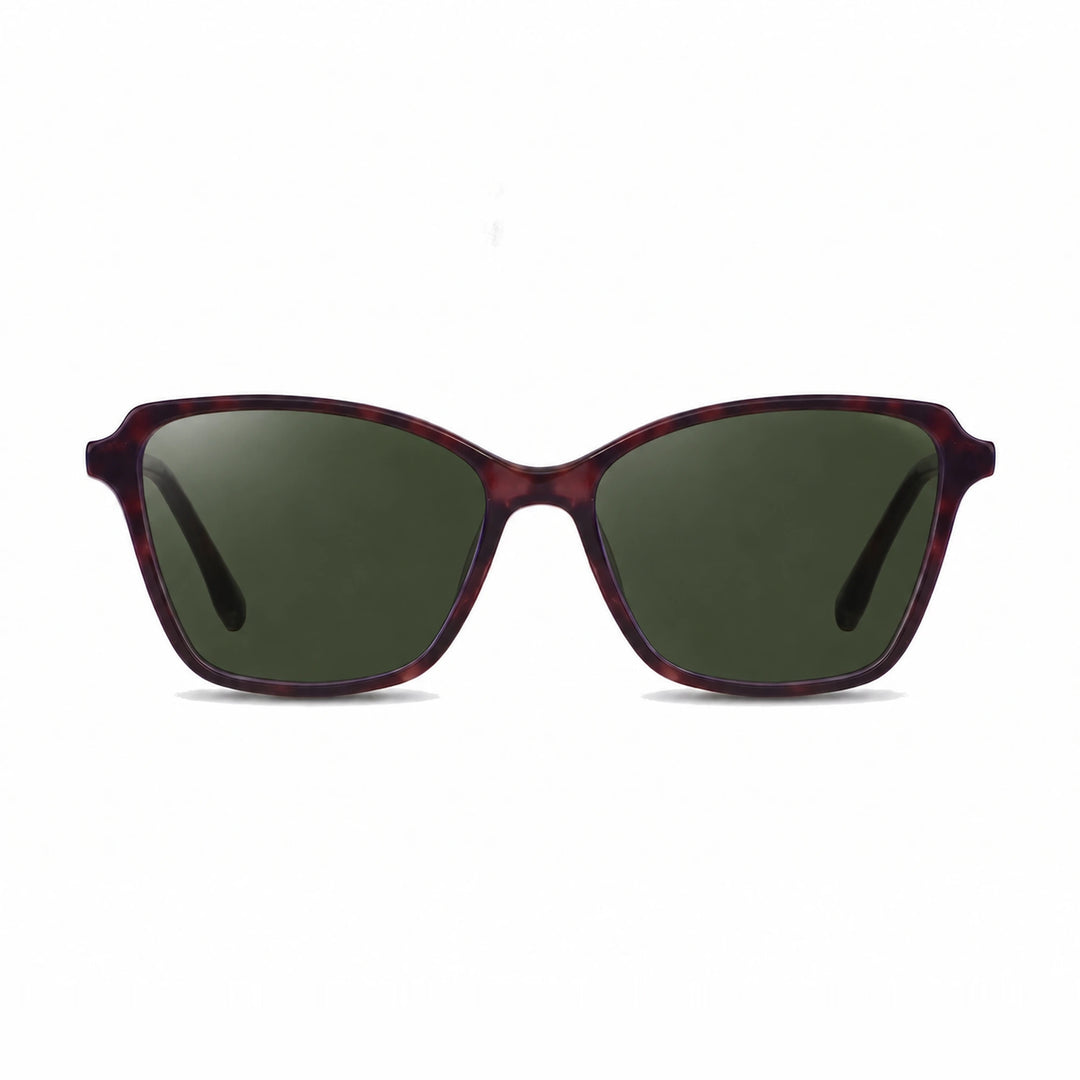 Lentes de sol Fiore 1006 Morado cristal G15 polarizado vista frontal mujer #color_g15 #foto_frontal