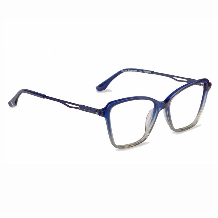 Anteojos Fiore 1006 en azul – vista en tres cuartos