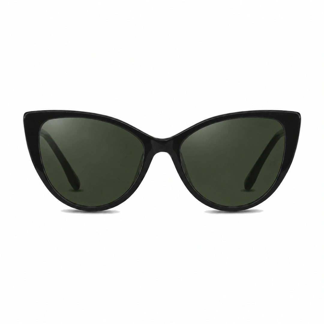Lentes de sol Fiore 1010 Negro cristal G15 polarizado vista frontal mujer #color_g15 #foto_frontal