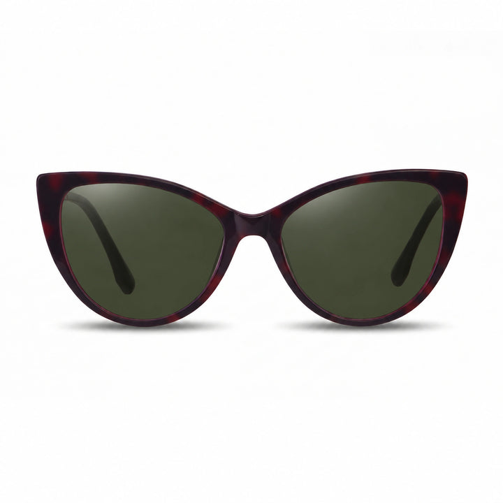 Lentes de sol Fiore 1010 Rojo cristal G15 polarizado vista frontal mujer #color_g15 #foto_frontal