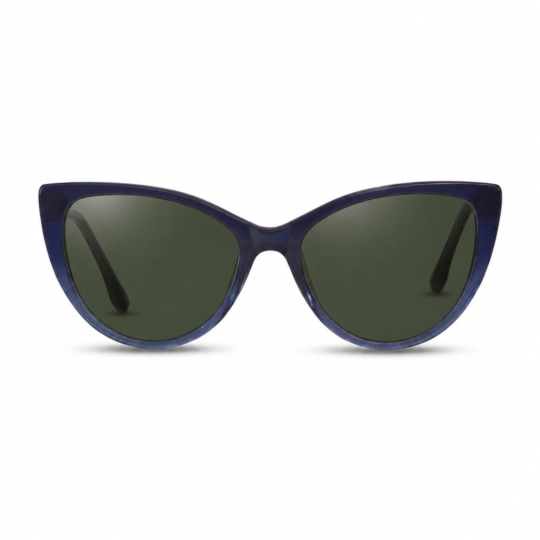 Lentes de sol Fiore 1010 Azul cristal G15 polarizado vista frontal mujer #color_g15 #foto_frontal