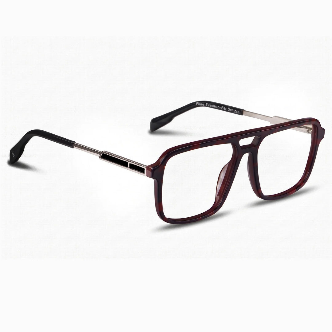 Anteojos Fiore 1014 en tortoiseshell – vista en tres cuartos