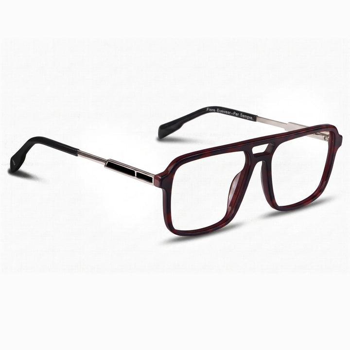 Anteojos Fiore 1014 en tortoiseshell – vista en tres cuartos