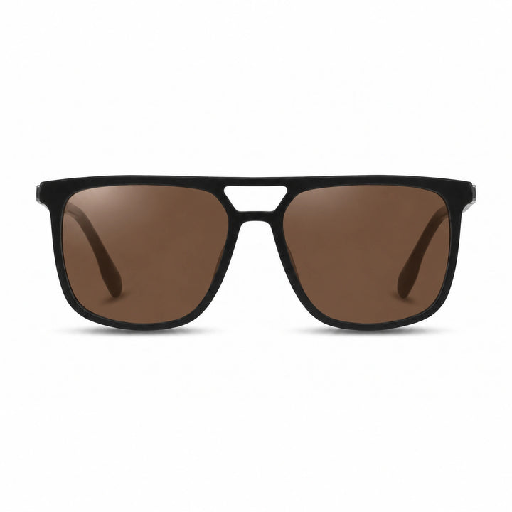 Lentes de sol Fiore 10177 Negro cristal Cafe polarizado vista frontal mujer #color_cafe #foto_frontal