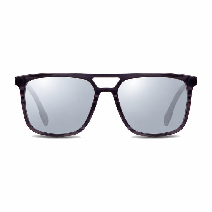 Lentes de sol Fiore 10177 Gris cristal Espejado Silver polarizado vista frontal mujer #color_espejado-silver #foto_frontal