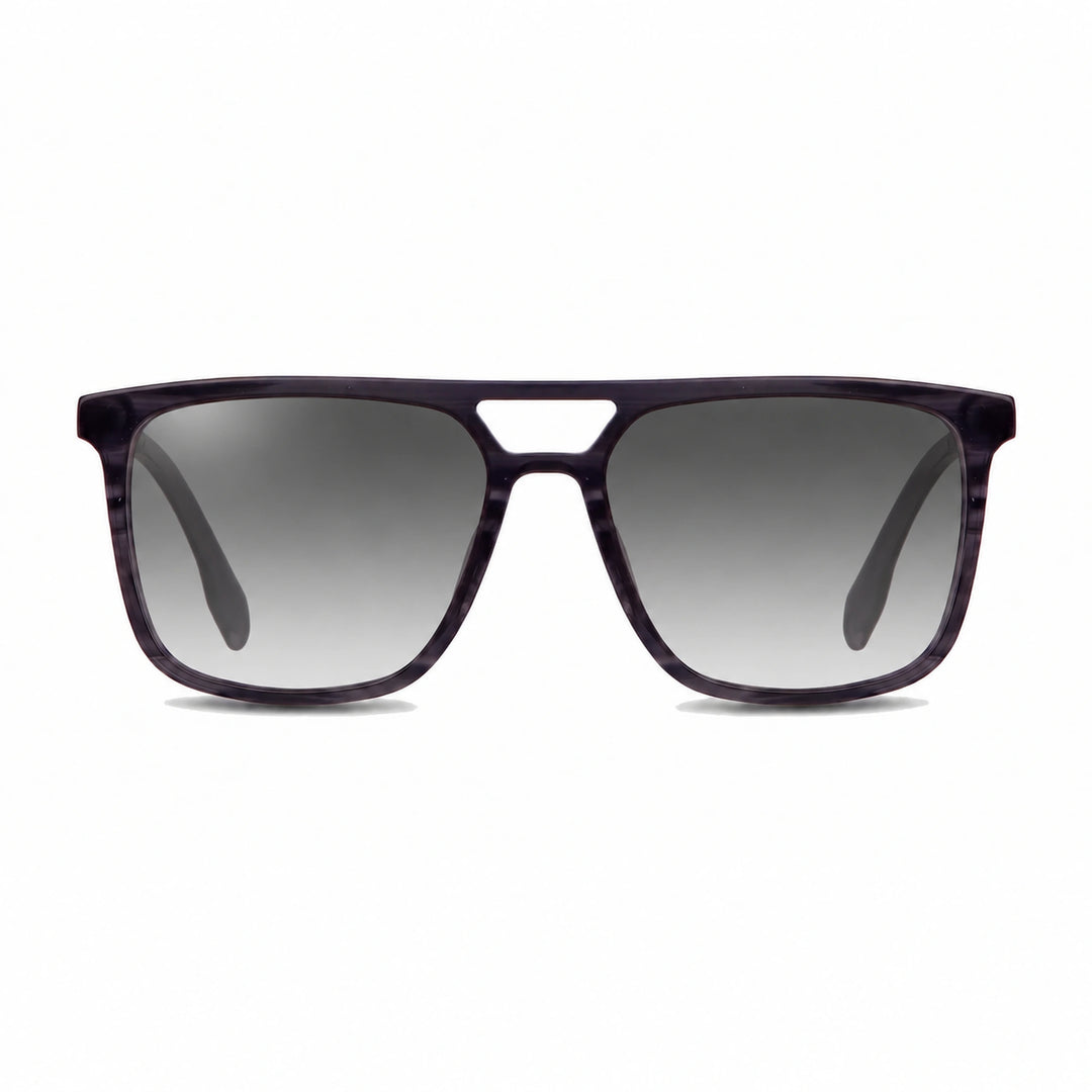 Lentes de sol Fiore 10177 Gris cristal Gradiente Gris polarizado vista frontal mujer #color_gradiente-gris #foto_frontal