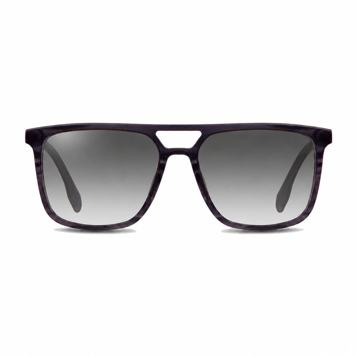 Lentes de sol Fiore 10177 Gris cristal Gradiente Gris polarizado vista frontal mujer #color_gradiente-gris #foto_frontal