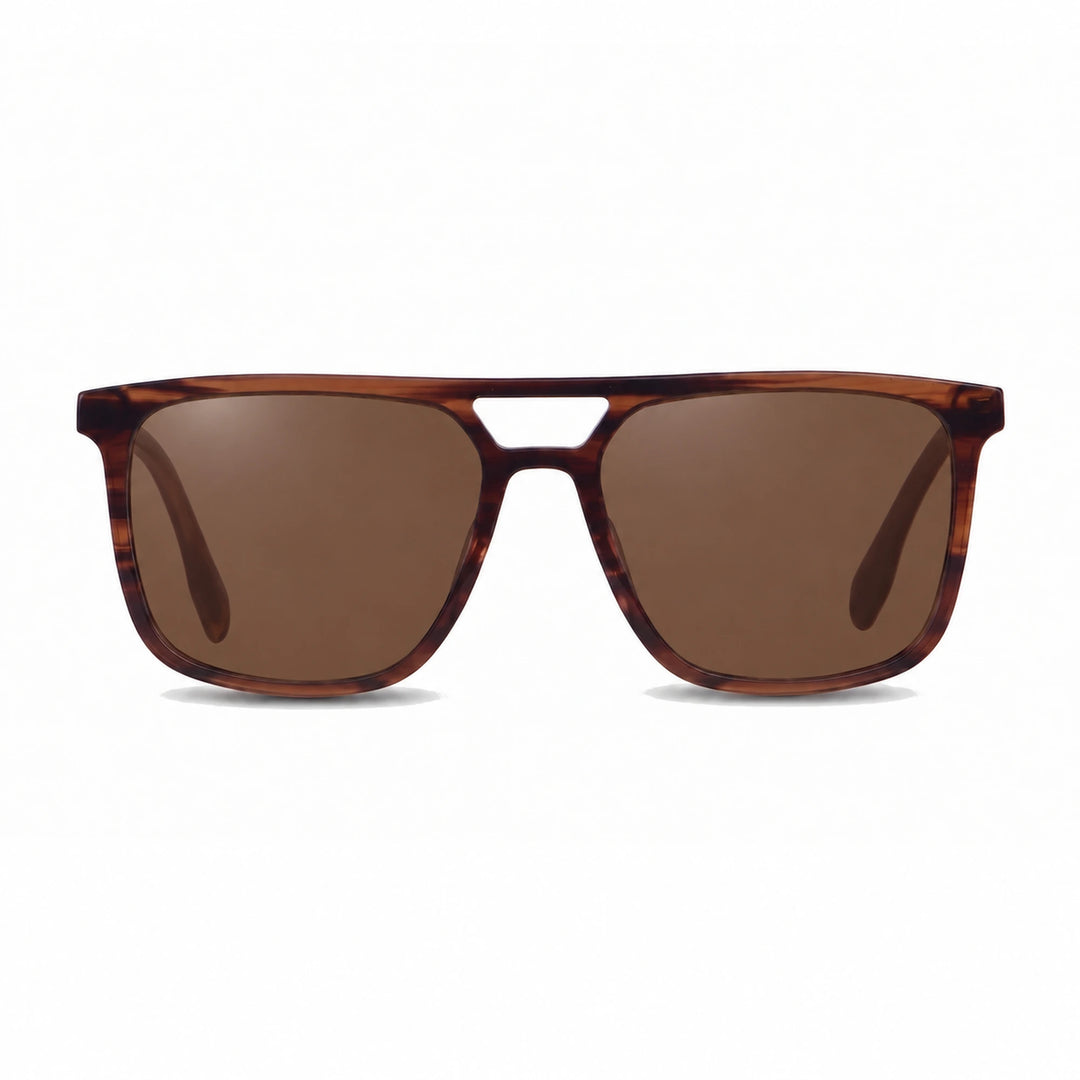 Lentes de sol Fiore 10177 Carey cristal Cafe polarizado vista frontal mujer #color_cafe #foto_frontal