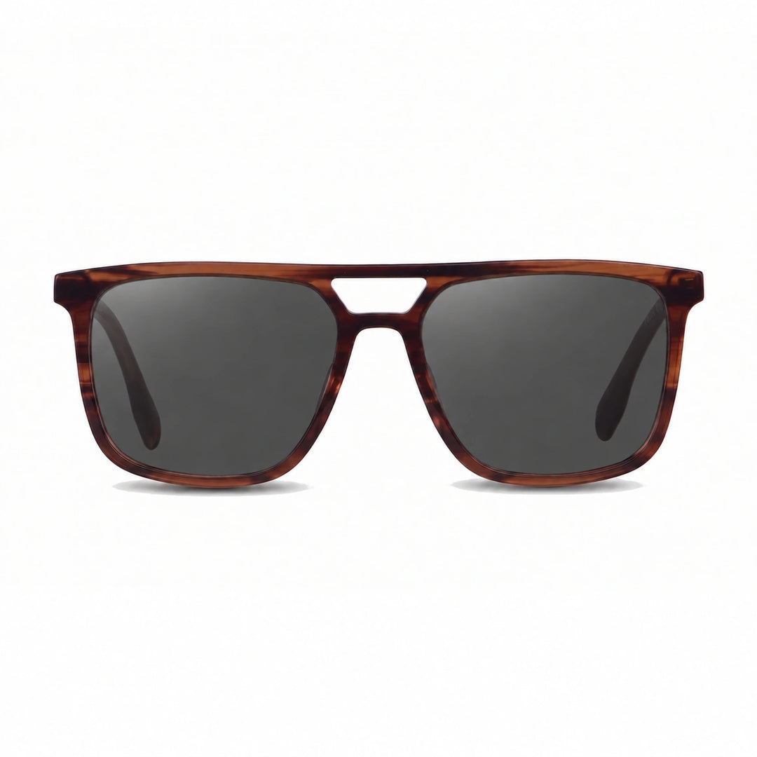 Lentes de sol Fiore 10177 Carey cristal Negro polarizado vista frontal mujer #color_negro #foto_frontal