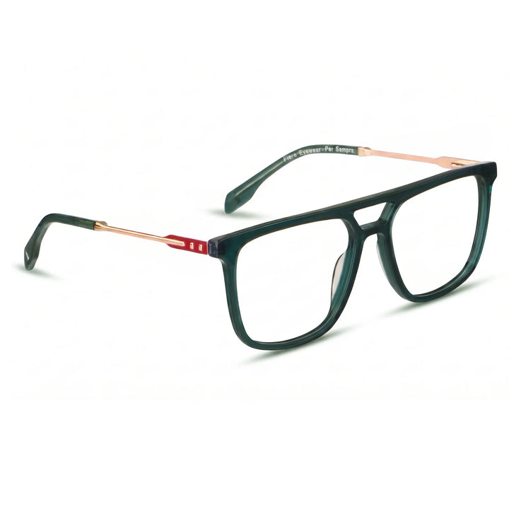 Anteojos Fiore 10177 en verde – vista en tres cuartos