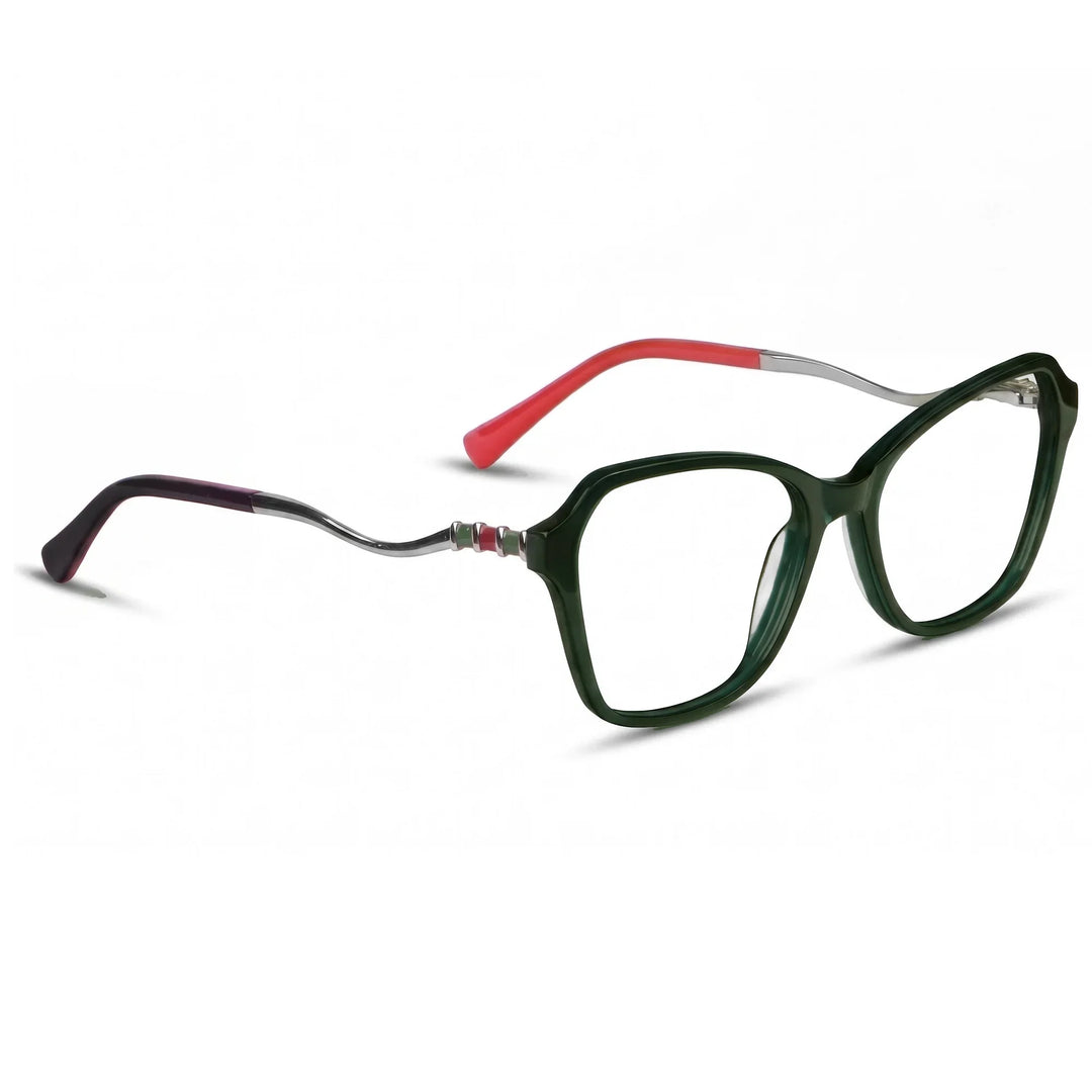 Anteojos Fiore 1030 en verde – vista en tres cuartos