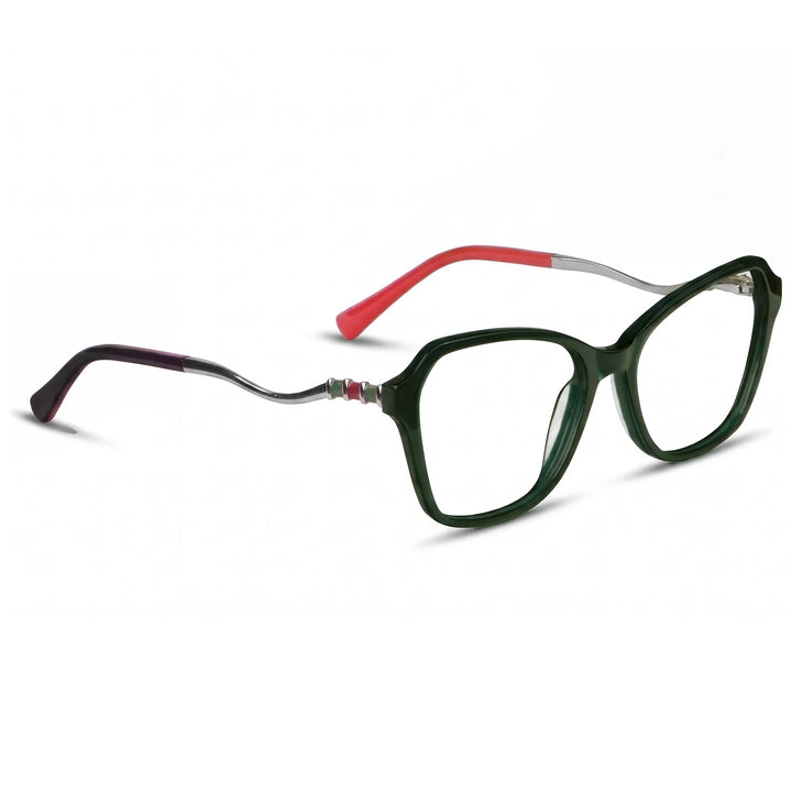 Anteojos Fiore 1030 en verde – vista en tres cuartos