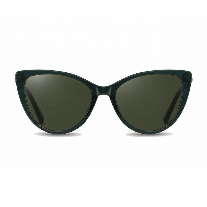 Lentes de sol Fiore 1031 Verde cristal G15 polarizado vista frontal mujer #color_g15 #foto_frontal