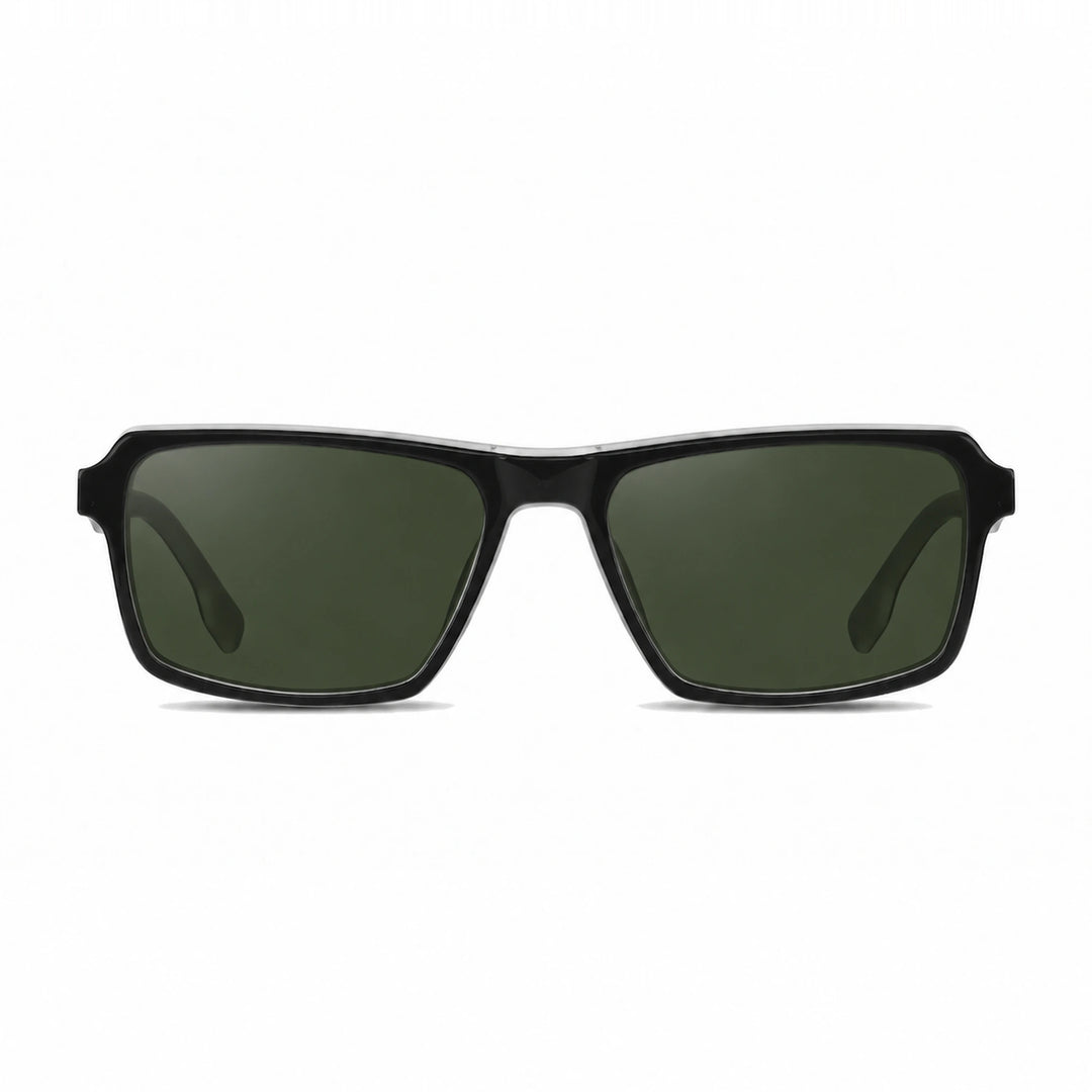 Lentes de sol Fiore 1038 Blanco cristal G15 polarizado vista frontal unisex #color_g15 #foto_frontal