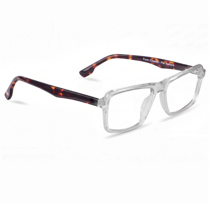 Anteojos Fiore 1038 en transparent – vista en tres cuartos