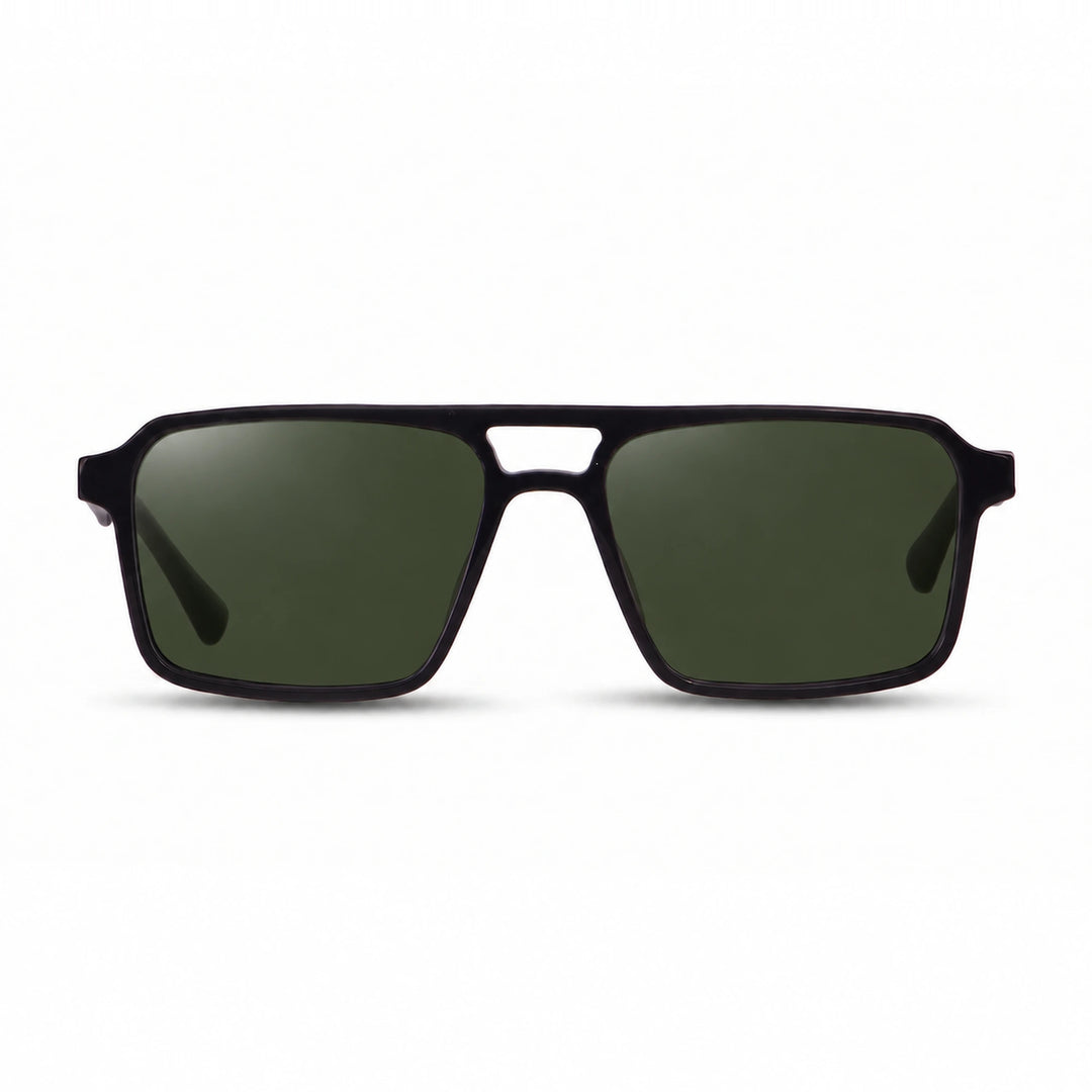 Lentes de sol Fiore 1039 Negro cristal G15 polarizado vista frontal unisex #color_g15 #foto_frontal