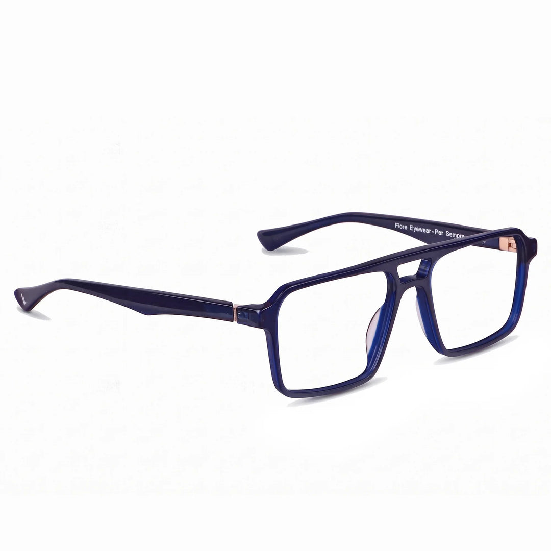 Anteojos Fiore 1039 en azul – vista en tres cuartos