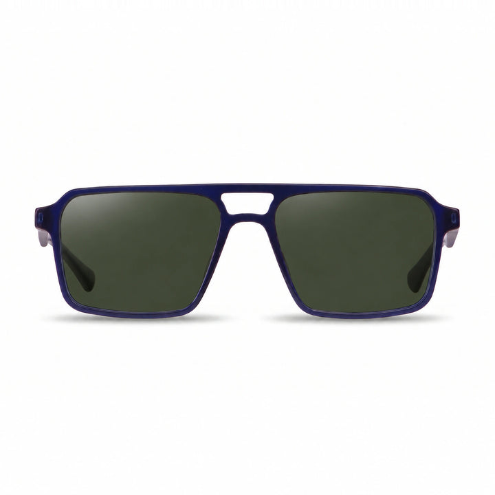 Lentes de sol Fiore 1039 Azul cristal G15 polarizado vista frontal unisex #color_g15 #foto_frontal