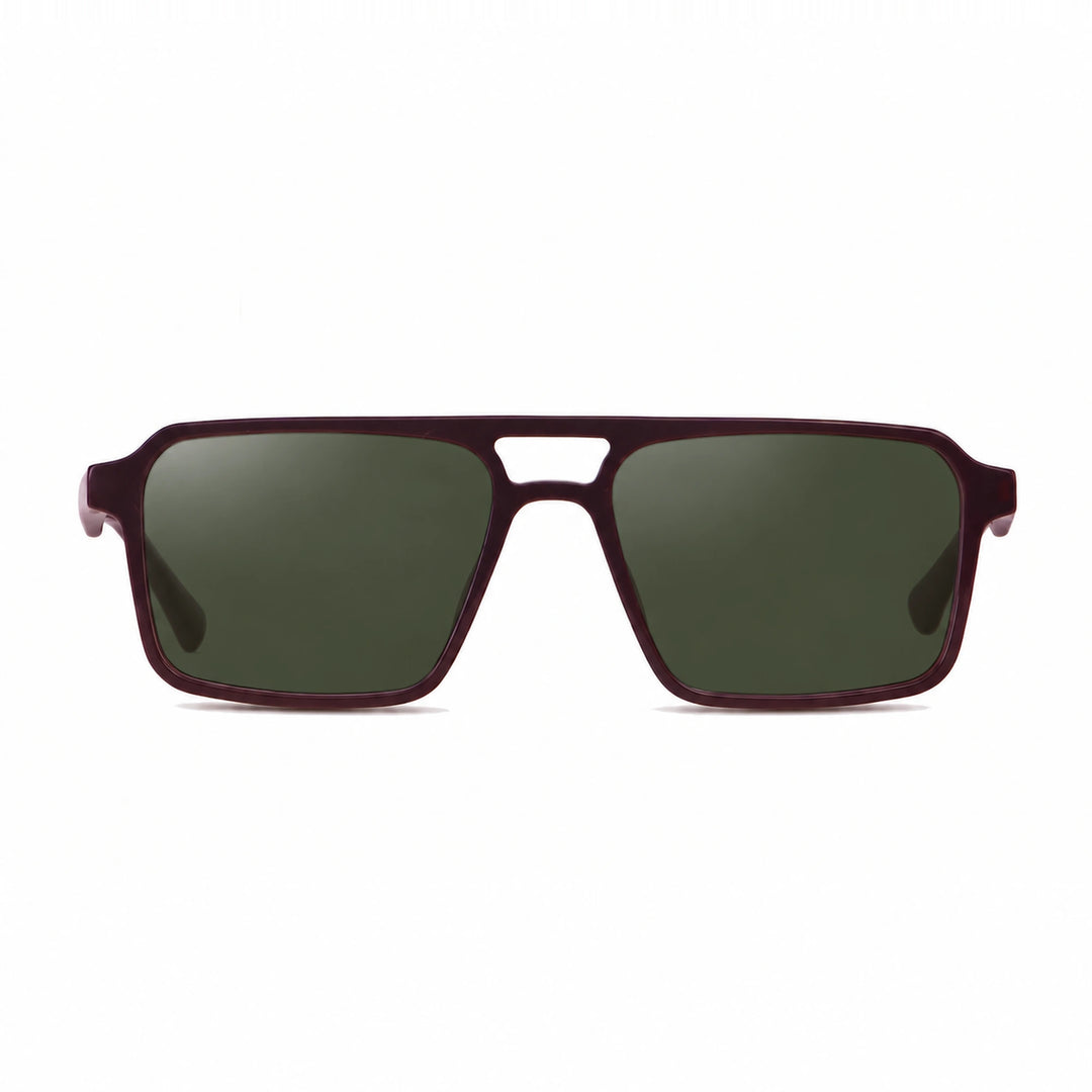 Lentes de sol Fiore 1039 Brown cristal G15 polarizado vista frontal unisex #color_g15 #foto_frontal