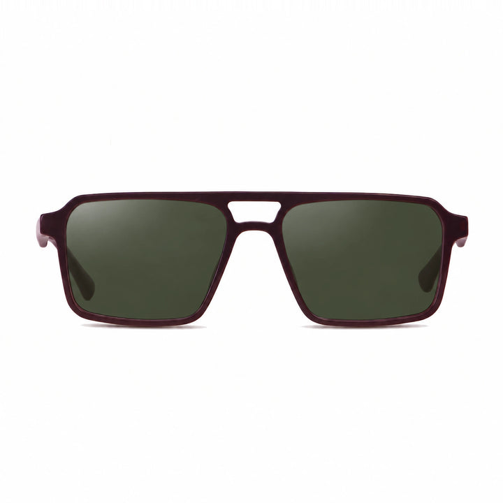 Lentes de sol Fiore 1039 Brown cristal G15 polarizado vista frontal unisex #color_g15 #foto_frontal