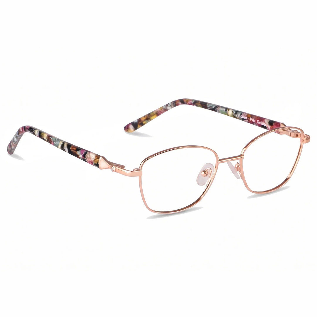 Anteojos Fiore 2208 en brown gold – vista en tres cuartos