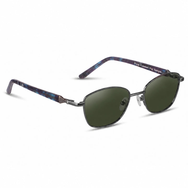 Lentes de sol Fiore 2208 Gris cristal G15 polarizado vista tres cuartos mujer #color_g15