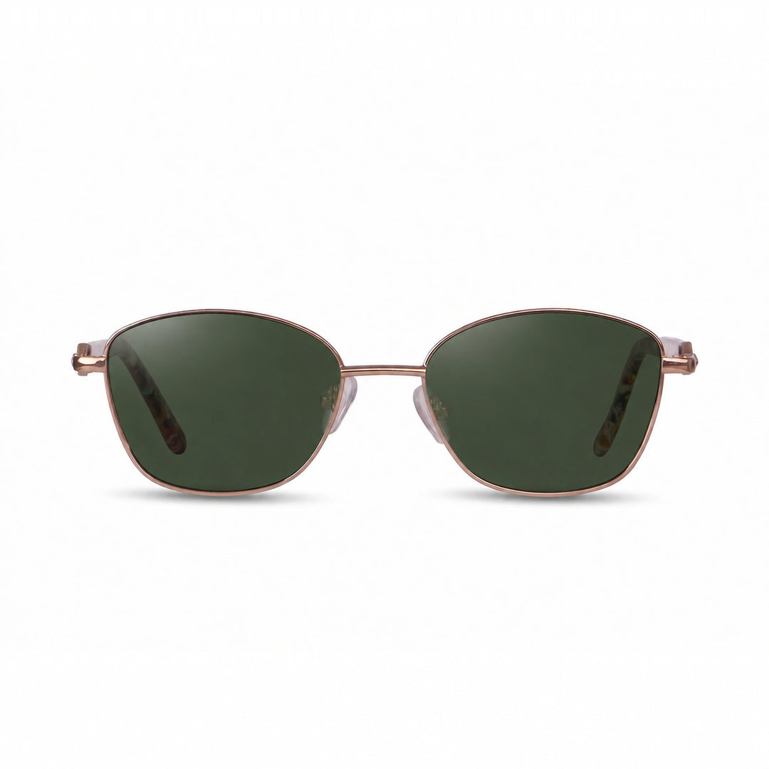 Lentes de sol Fiore 2208 Carey cristal G15 polarizado vista frontal mujer #color_g15 #foto_frontal