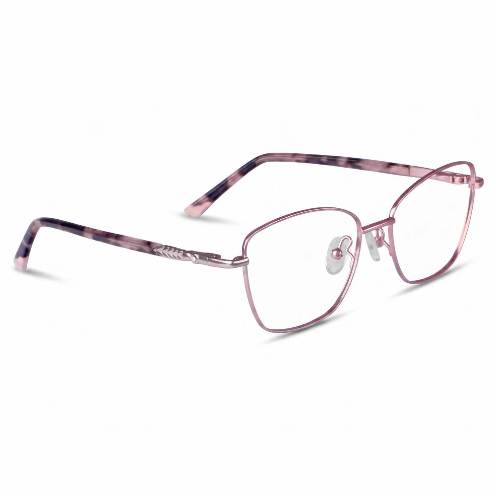Anteojos Fiore 2210 en rosa – vista en tres cuartos