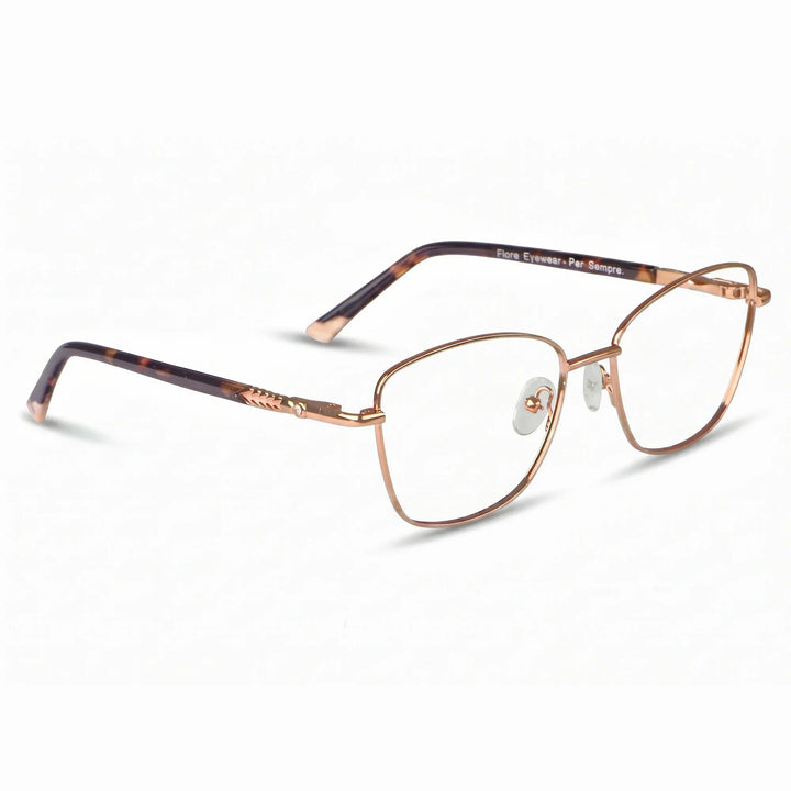 Anteojos Fiore 2210 en gold pink – vista en tres cuartos