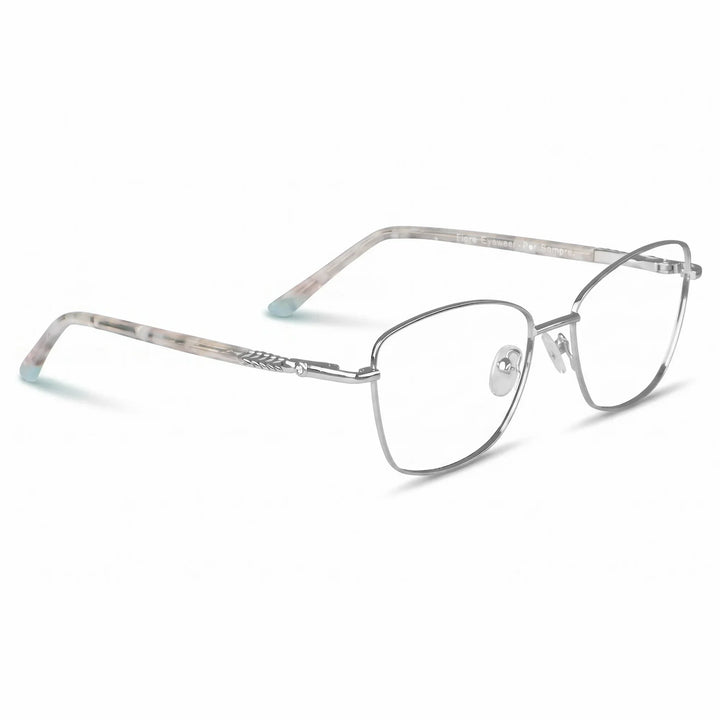 Anteojos Fiore 2210 en silver black – vista en tres cuartos