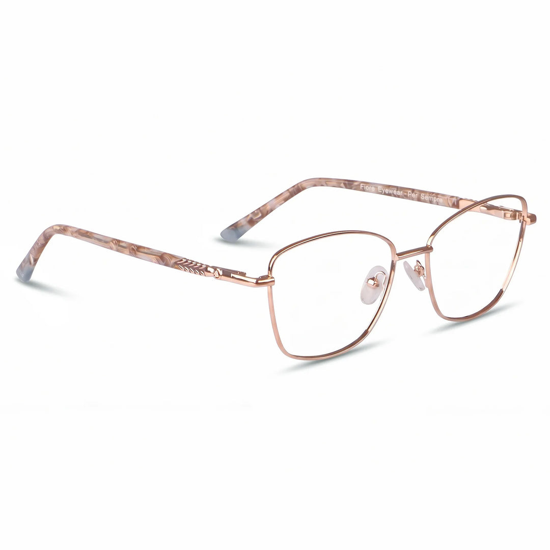 Anteojos Fiore 2210 en gold brown – vista en tres cuartos