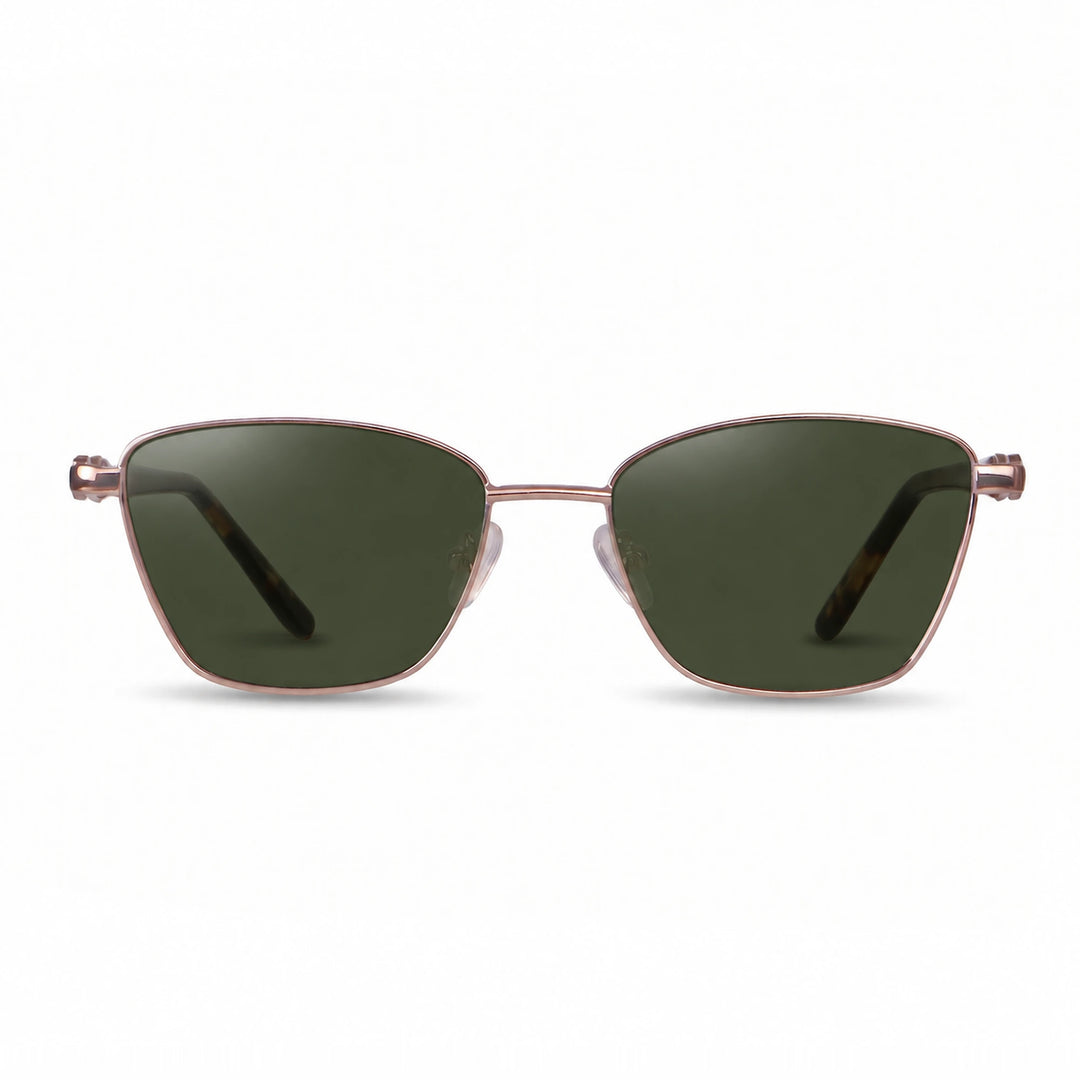 Lentes de sol Fiore 22115 Brown cristal G15 polarizado vista frontal mujer #color_g15 #foto_frontal