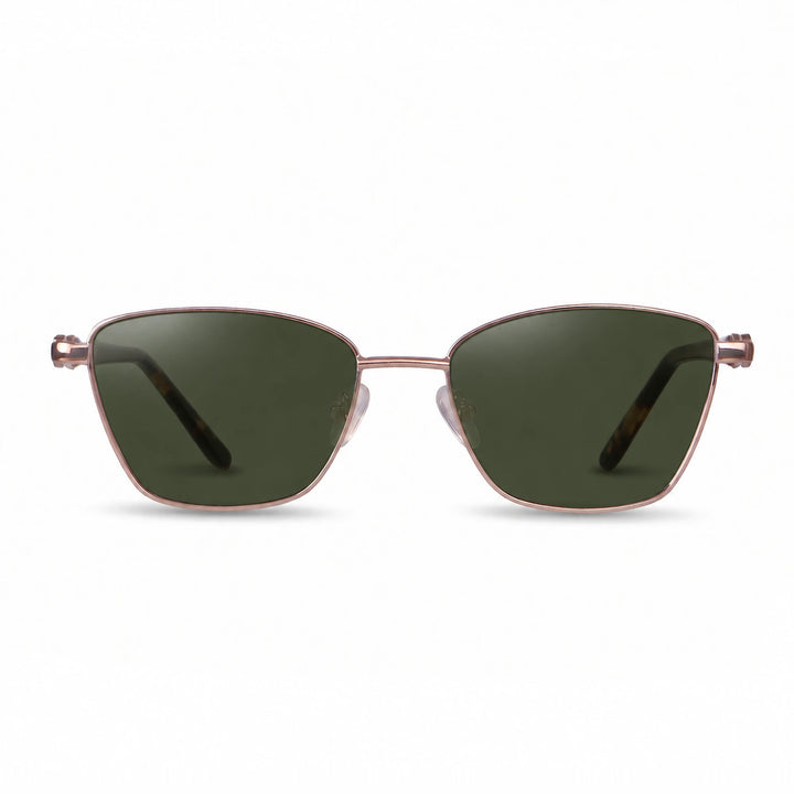 Lentes de sol Fiore 22115 Brown cristal G15 polarizado vista frontal mujer #color_g15 #foto_frontal
