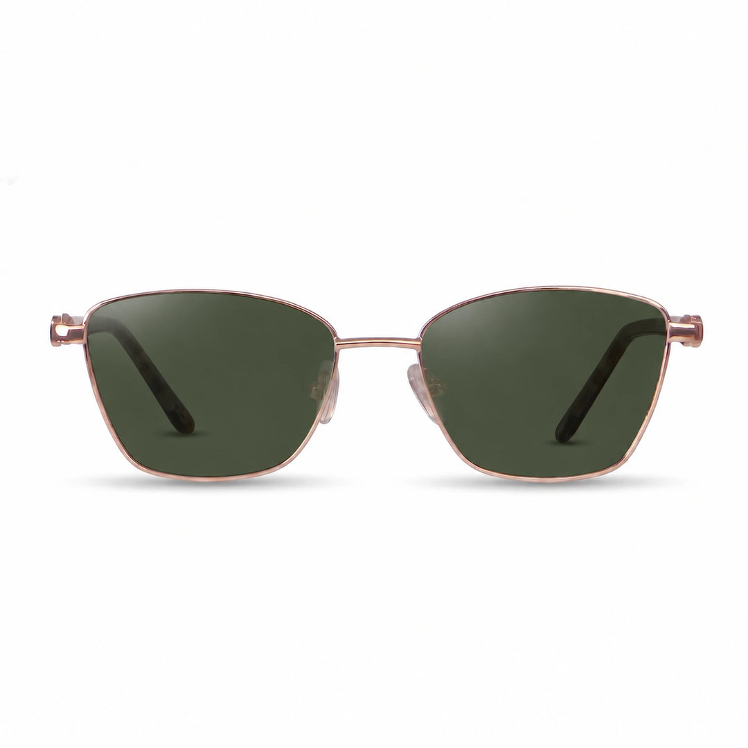 Lentes de sol Fiore 22115 Dorado cristal G15 polarizado vista frontal mujer #color_g15 #foto_frontal