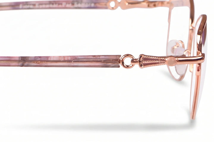 Anteojos Fiore 22117 en gold – close-up detail