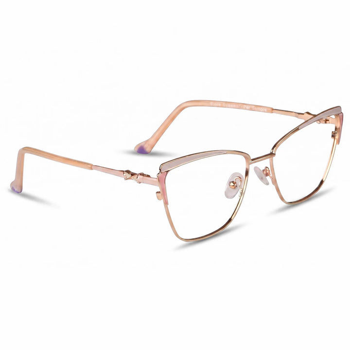 Anteojos Fiore 3837 en pink gold – vista en tres cuartos