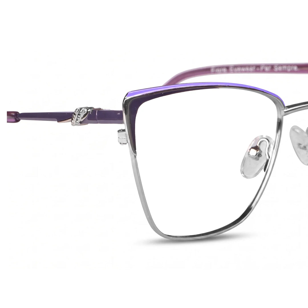 Anteojos Fiore 3839 en purple silver – vista lateral