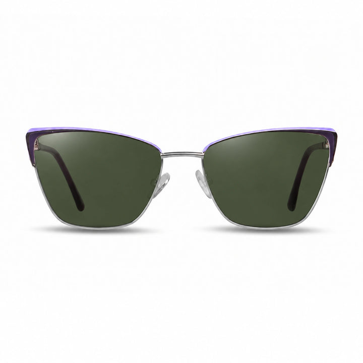 Lentes de sol Fiore 3839 Morado cristal G15 polarizado vista frontal mujer #color_g15 #foto_frontal