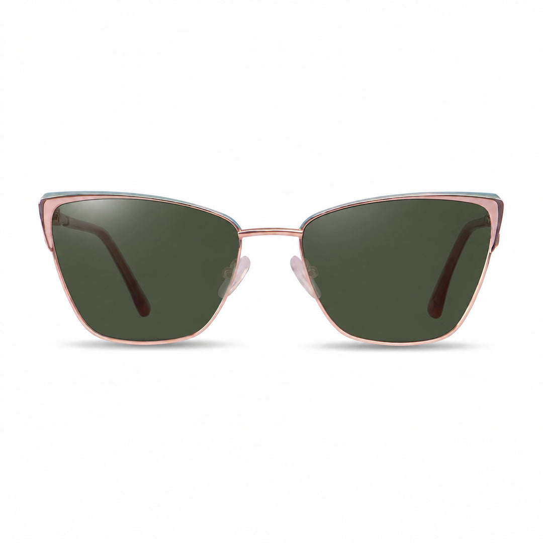 Lentes de sol Fiore 3839 Rosado cristal G15 polarizado vista frontal mujer #color_g15 #foto_frontal