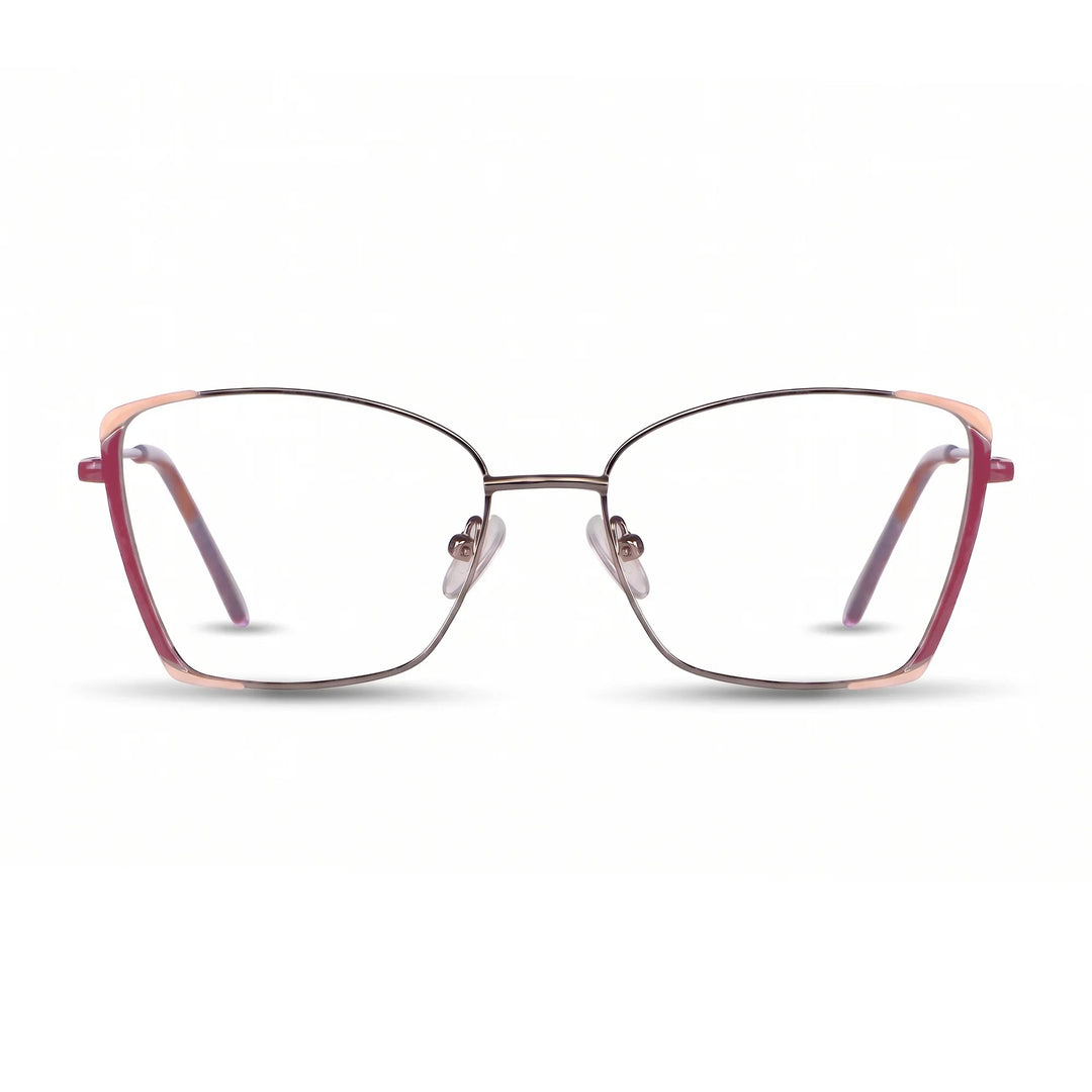 Anteojos Fiore 3916 en purple pink silver – vista frontal