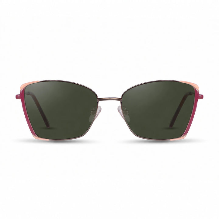 Lentes de sol Fiore 3916 Plateado cristal G15 polarizado vista frontal mujer #color_g15 #foto_frontal