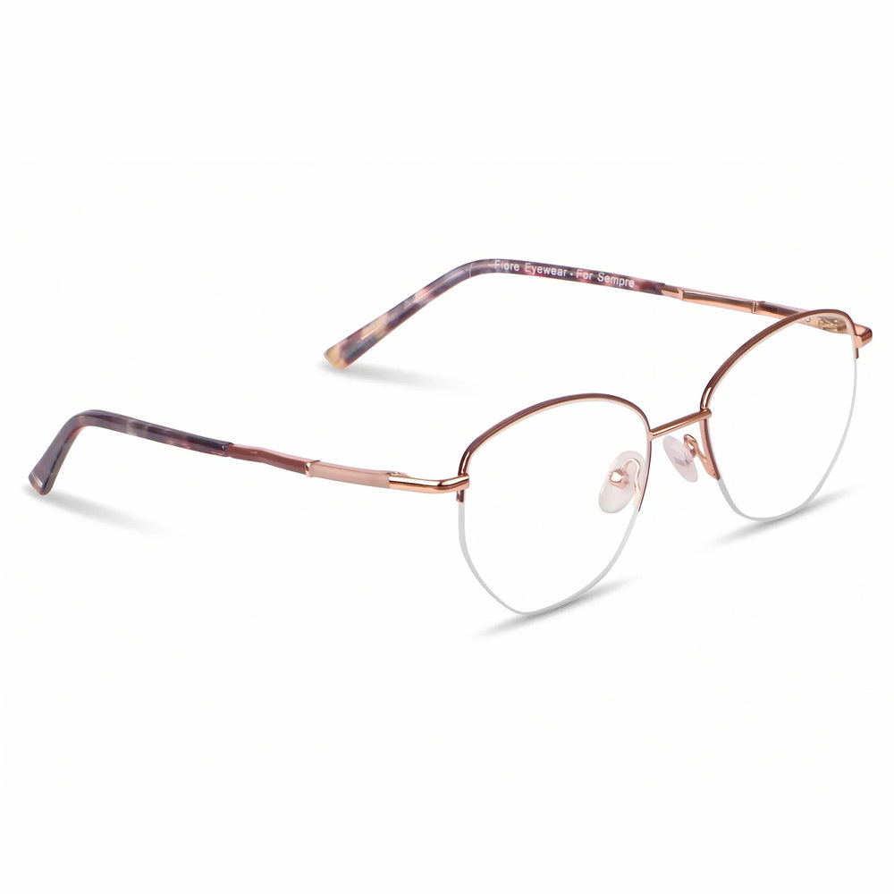 Anteojos Fiore 3921 en brown gold – vista en tres cuartos