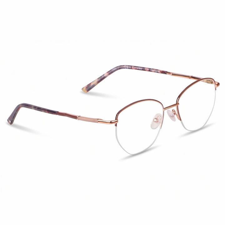 Anteojos Fiore 3921 en brown gold – vista en tres cuartos