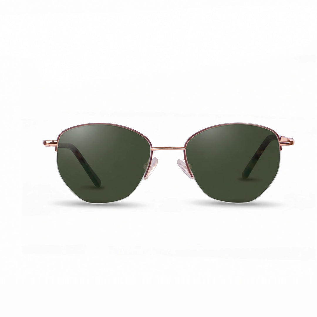 Lentes de sol Fiore 3921 Brown cristal G15 polarizado vista frontal mujer #color_g15 #foto_frontal