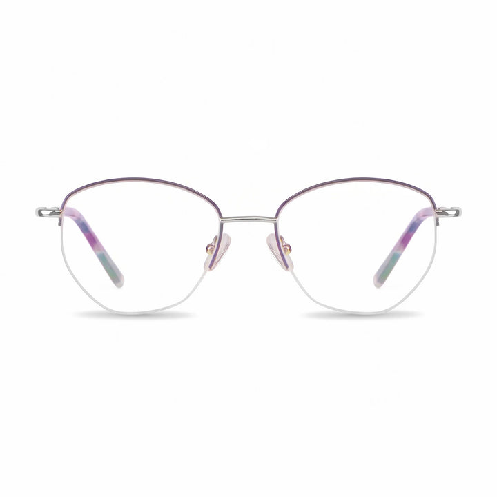 Anteojos Fiore 3921 en purple silver – vista frontal