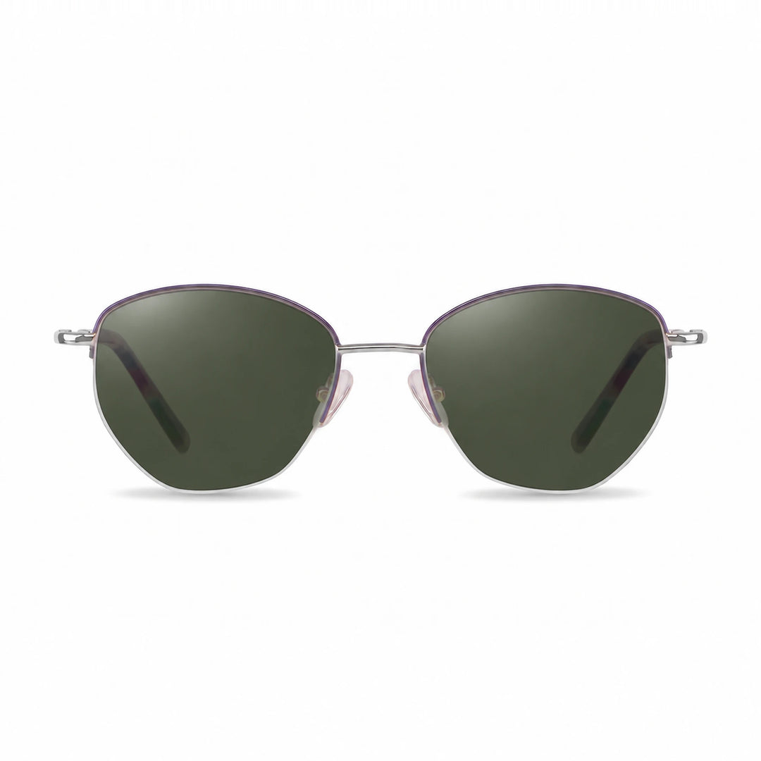 Lentes de sol Fiore 3921 Morado cristal G15 polarizado vista frontal mujer #color_g15 #foto_frontal
