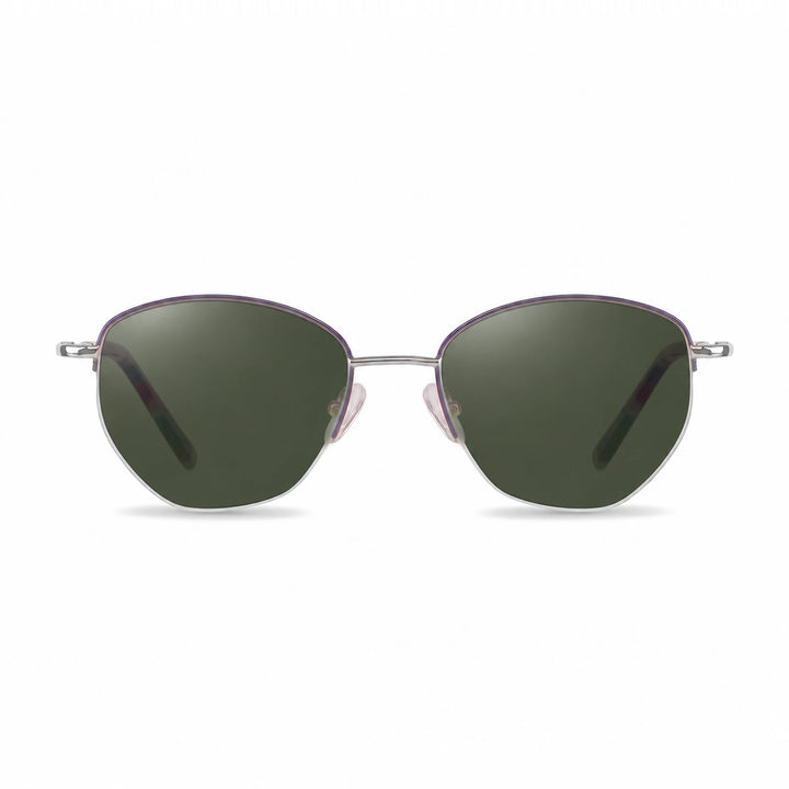 Lentes de sol Fiore 3921 Morado cristal G15 polarizado vista frontal mujer #color_g15 #foto_frontal