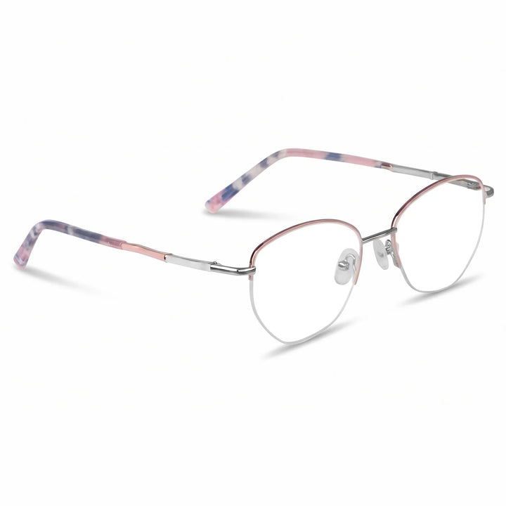 Anteojos Fiore 3921 en pink silver – vista en tres cuartos