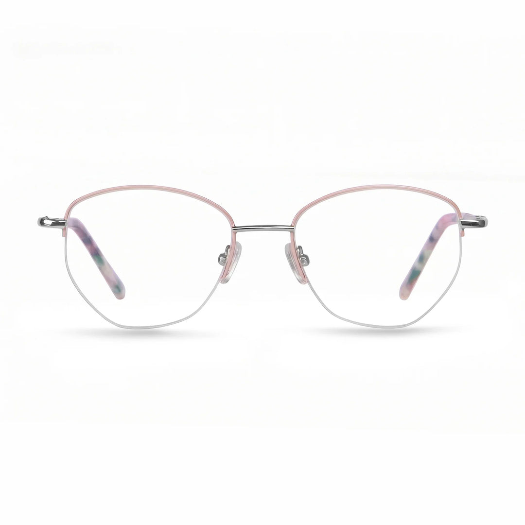 Anteojos Fiore 3921 en pink silver – vista frontal