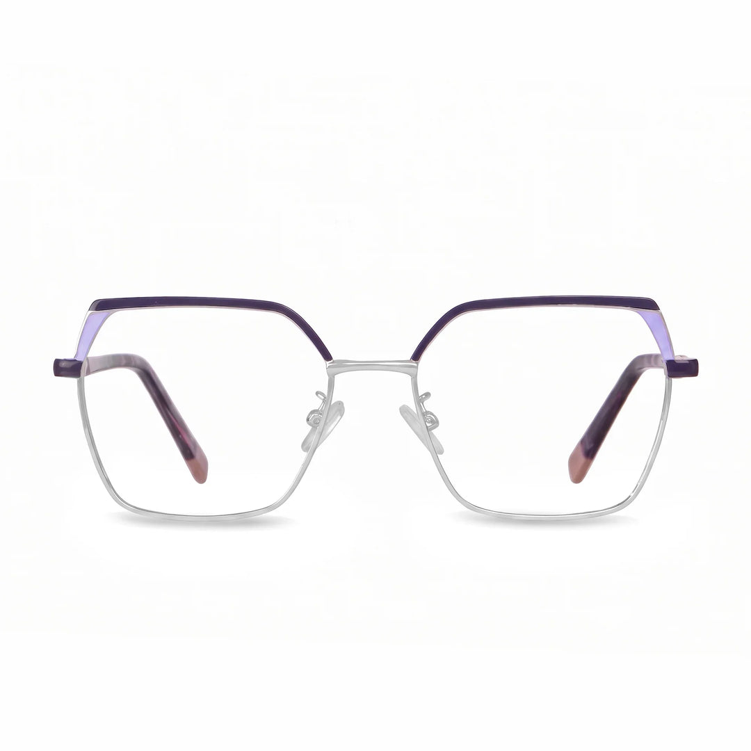 Anteojos Fiore 3971 en purple silver – vista frontal